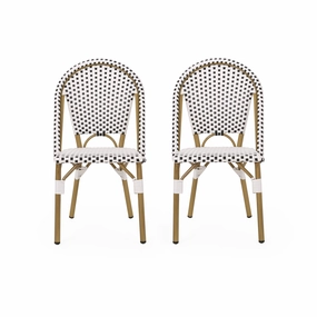 Outdoor French Bistro Chair (Set of 2) - NH152313 chandelier, pendant light