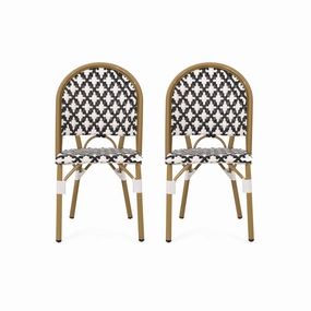 Outdoor French Bistro Chair (Set of 2) - NH752313 chandelier, pendant light