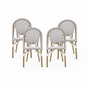 Outdoor French Bistro Chair (Set of 4) - NH452313 chandelier, pendant light