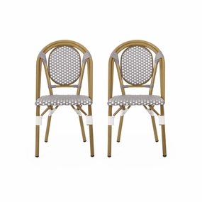 Outdoor French Bistro Chairs (Set of 2) - NH542313 chandelier, pendant light