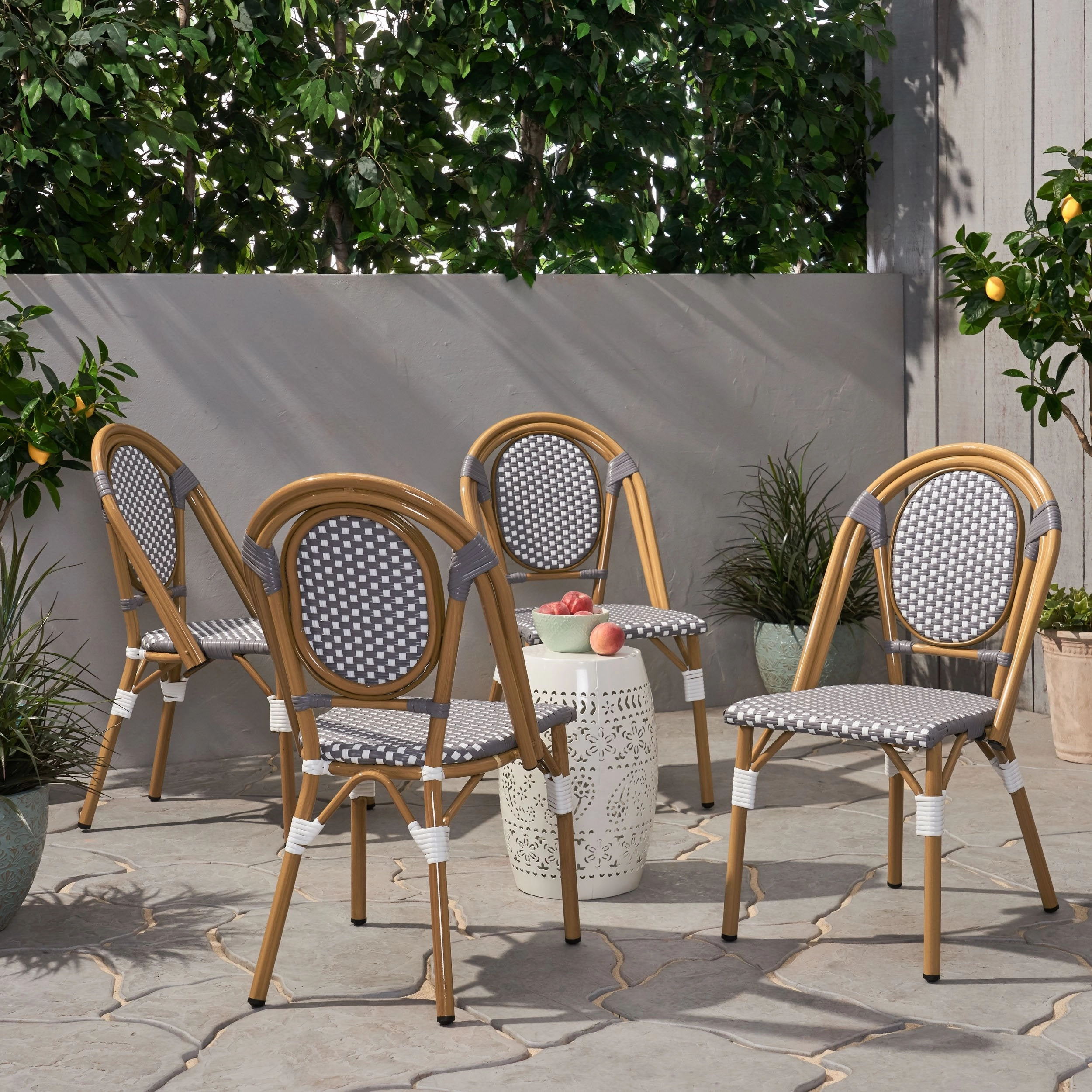 Outdoor French Bistro Chairs (Set of 4) - NH842313