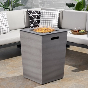 Outdoor Modern 19.5-Inch Fire Column - NH044113 floor chair, tatami chair