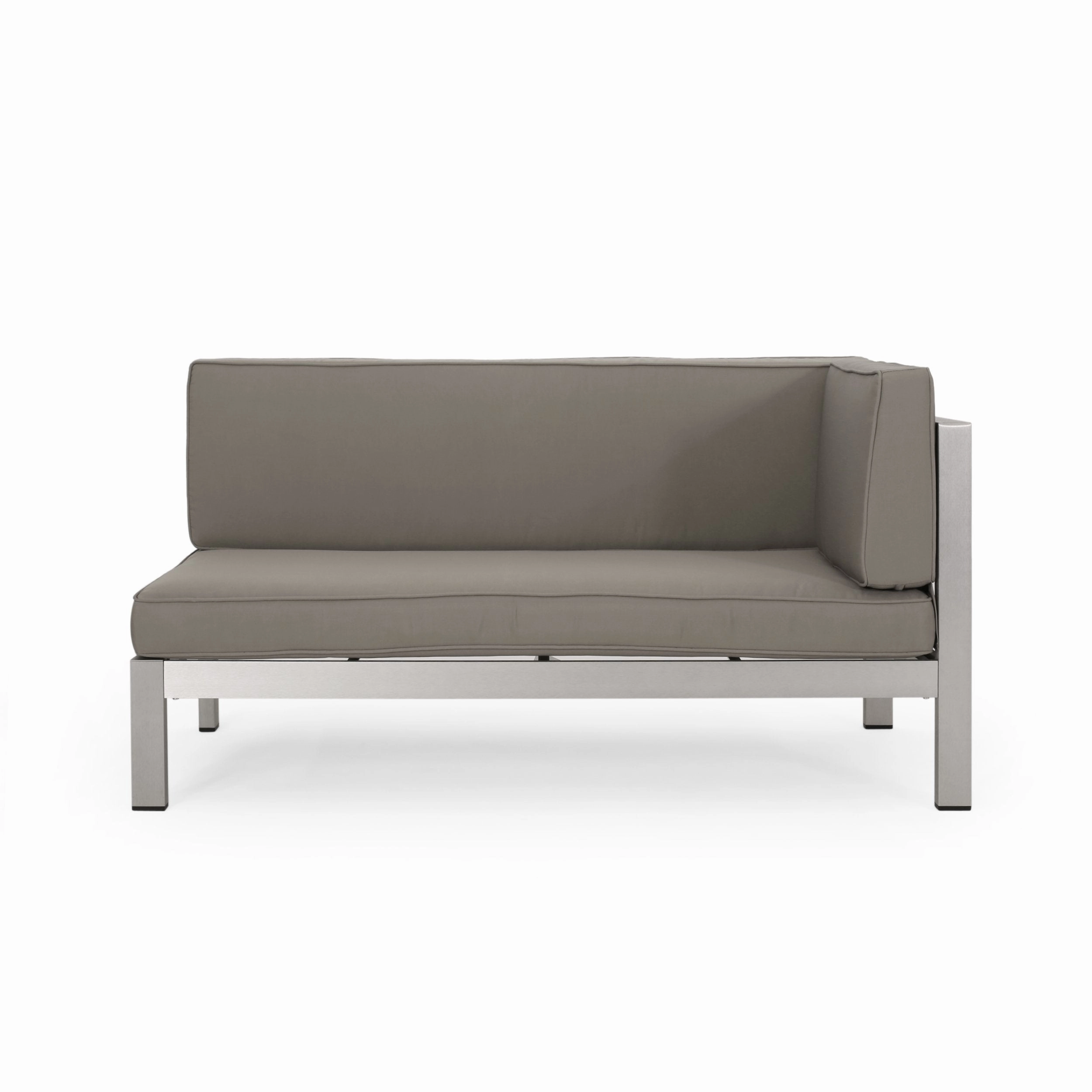Outdoor Modern 5 Seater V-Shaped Sectional Sofa Set - NH207113