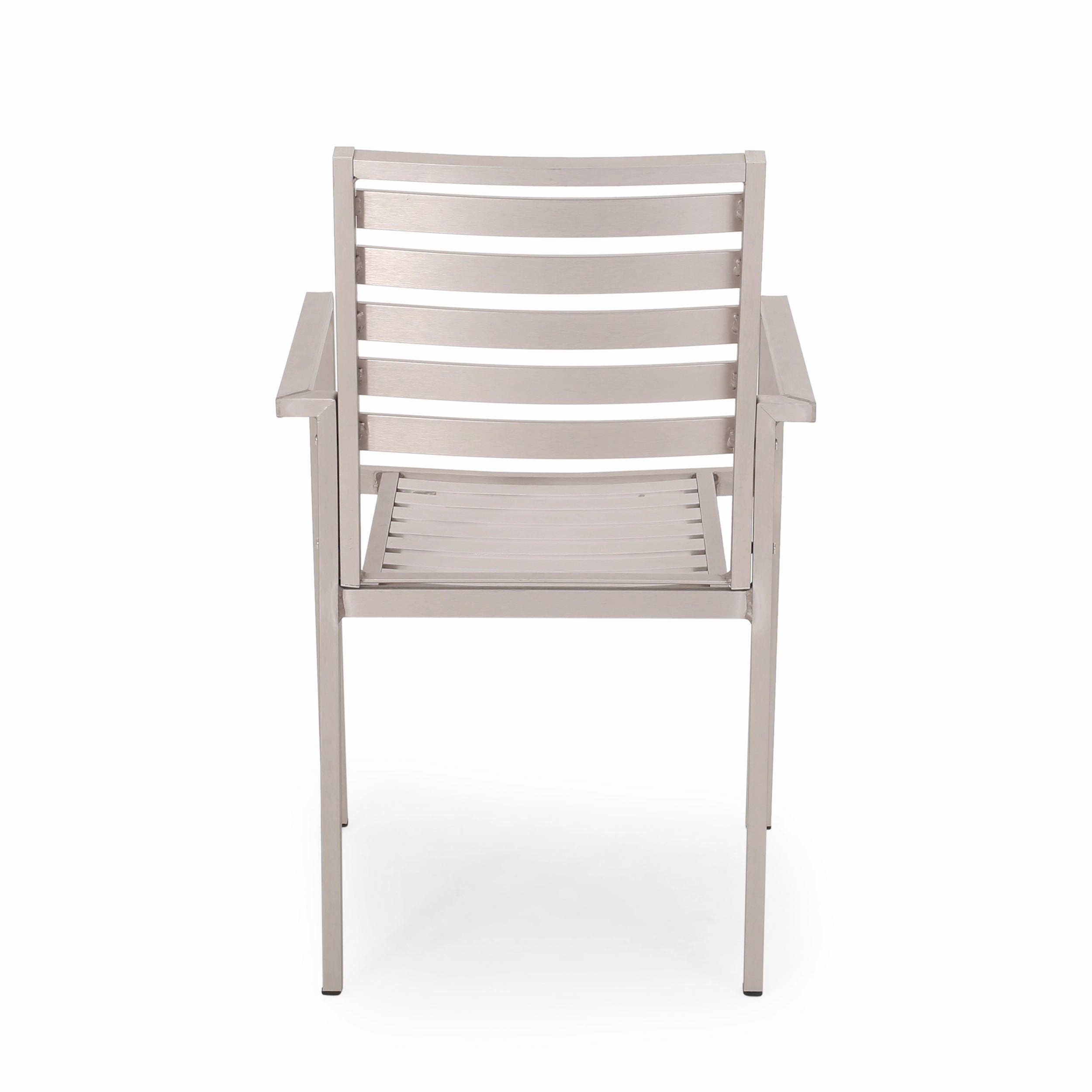 Outdoor Modern Aluminum Dining Chair (Set of 2) - NH958013