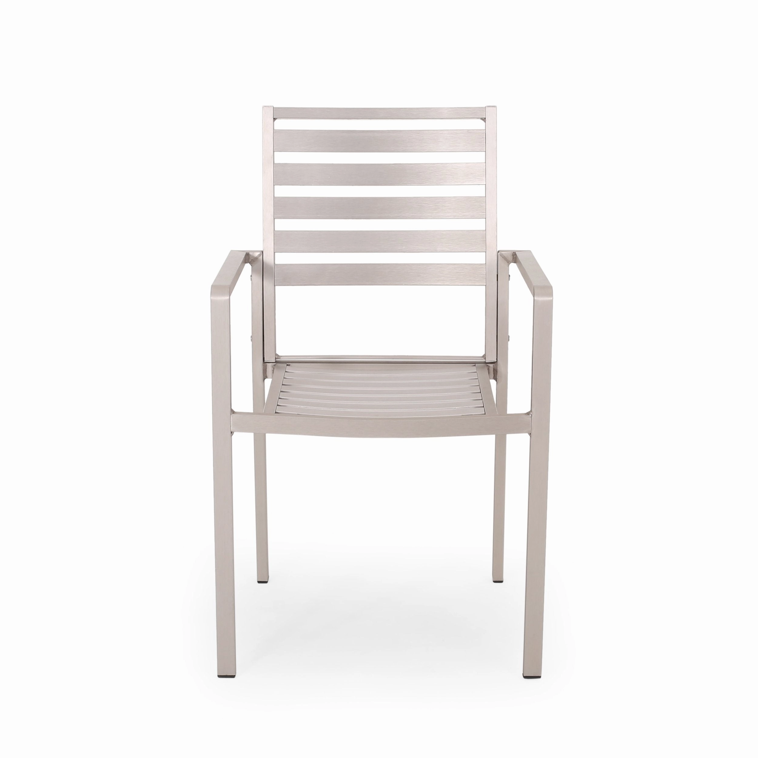 Outdoor Modern Aluminum Dining Chair (Set of 2) - NH958013