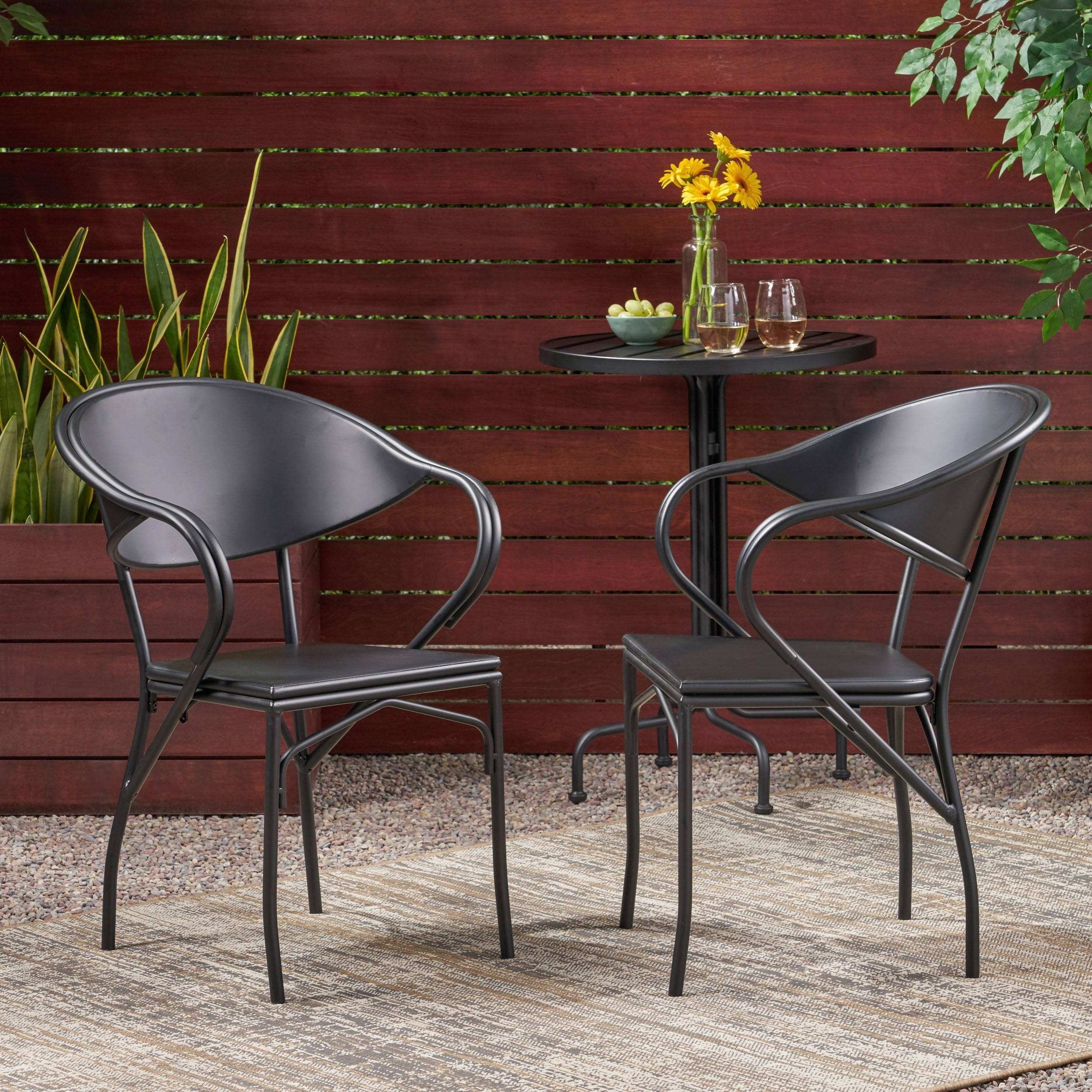 Outdoor Modern Dining Chair (Set of 2) - NH063113 chandelier, pendant light