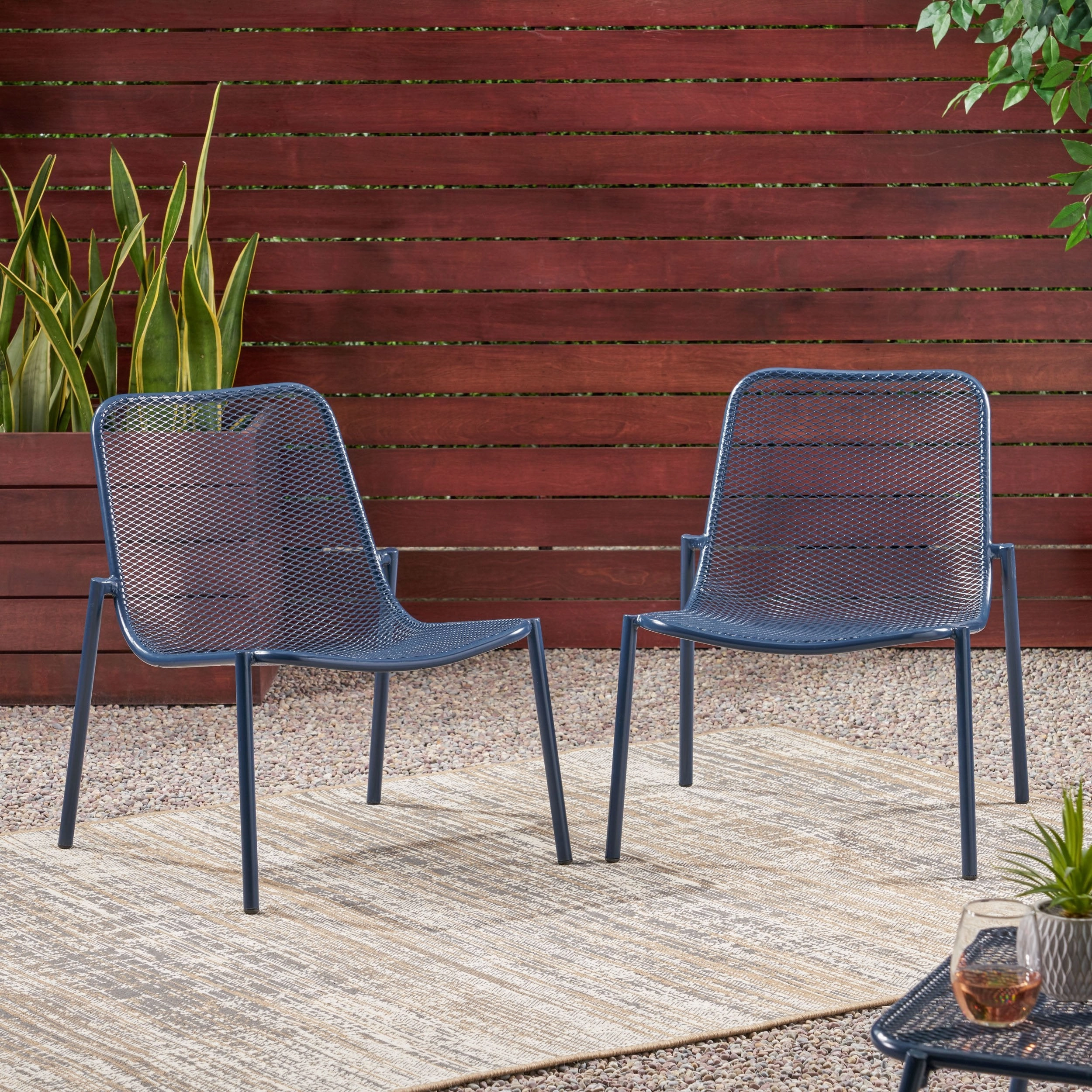 Outdoor Modern Dining Chair (Set of 2) - NH173113