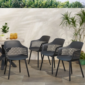 Outdoor Modern Dining Chair (Set of 4) - NH081213 chandelier, pendant light