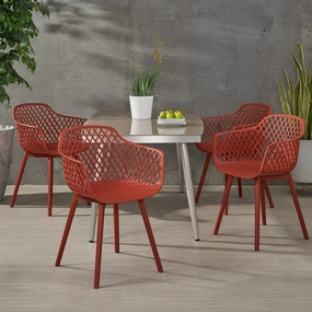 Outdoor Modern Dining Chair (Set of 4) - NH374213 chandelier, pendant light