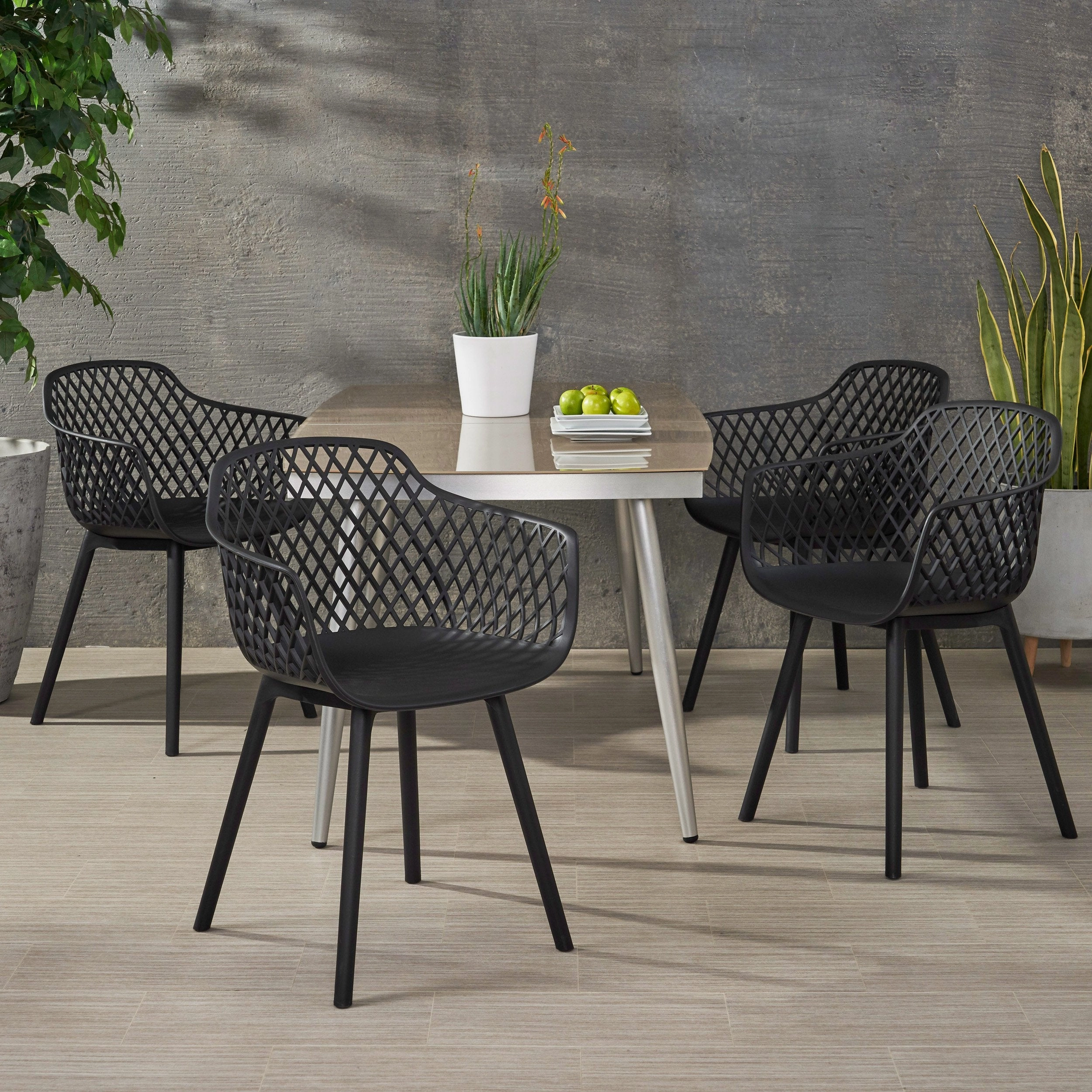 Outdoor Modern Dining Chair (Set of 4) - NH374213