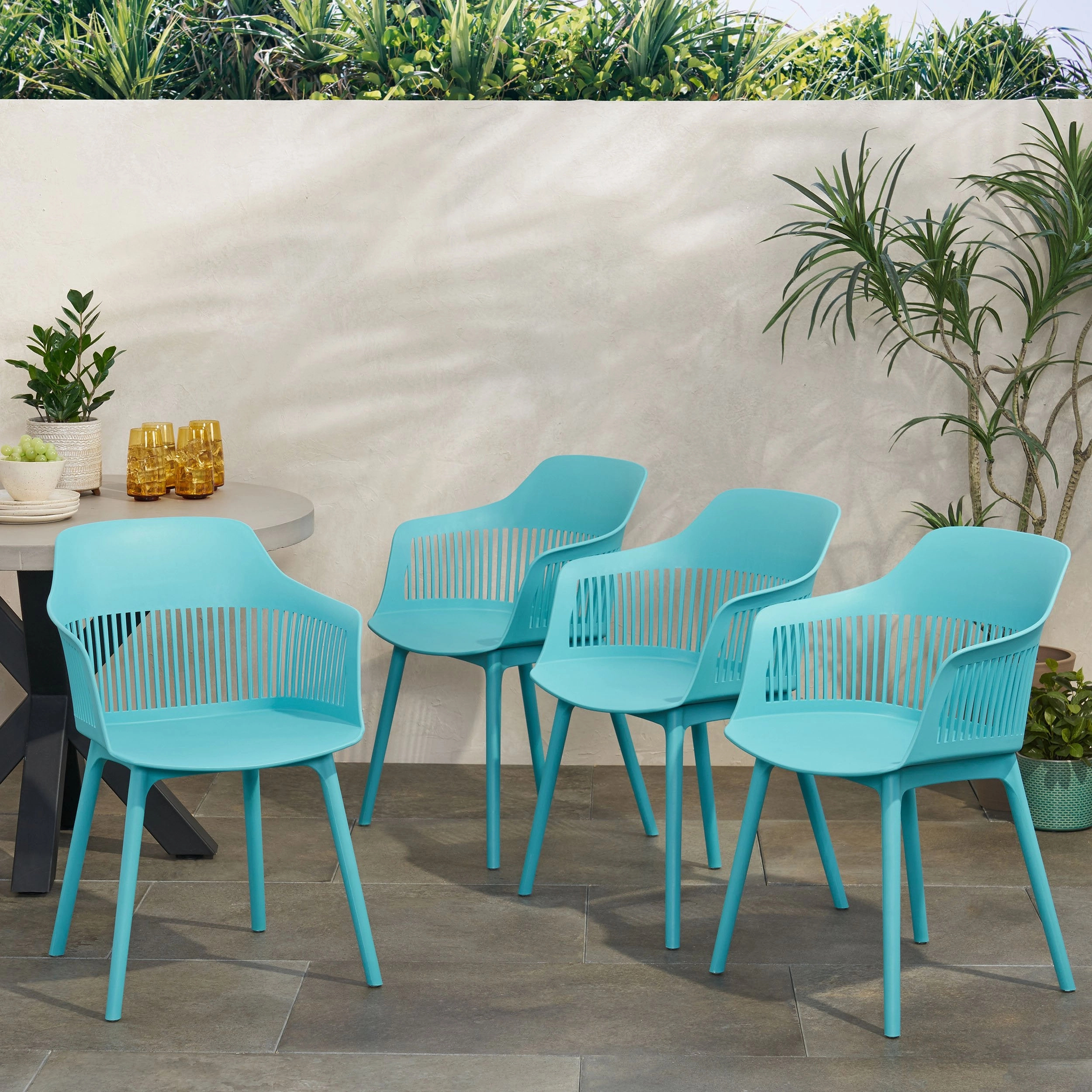 Outdoor Modern Dining Chair (Set of 4) - NH671213