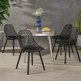 Outdoor Modern Dining Chair (Set of 4) - NH974213 chandelier, pendant light