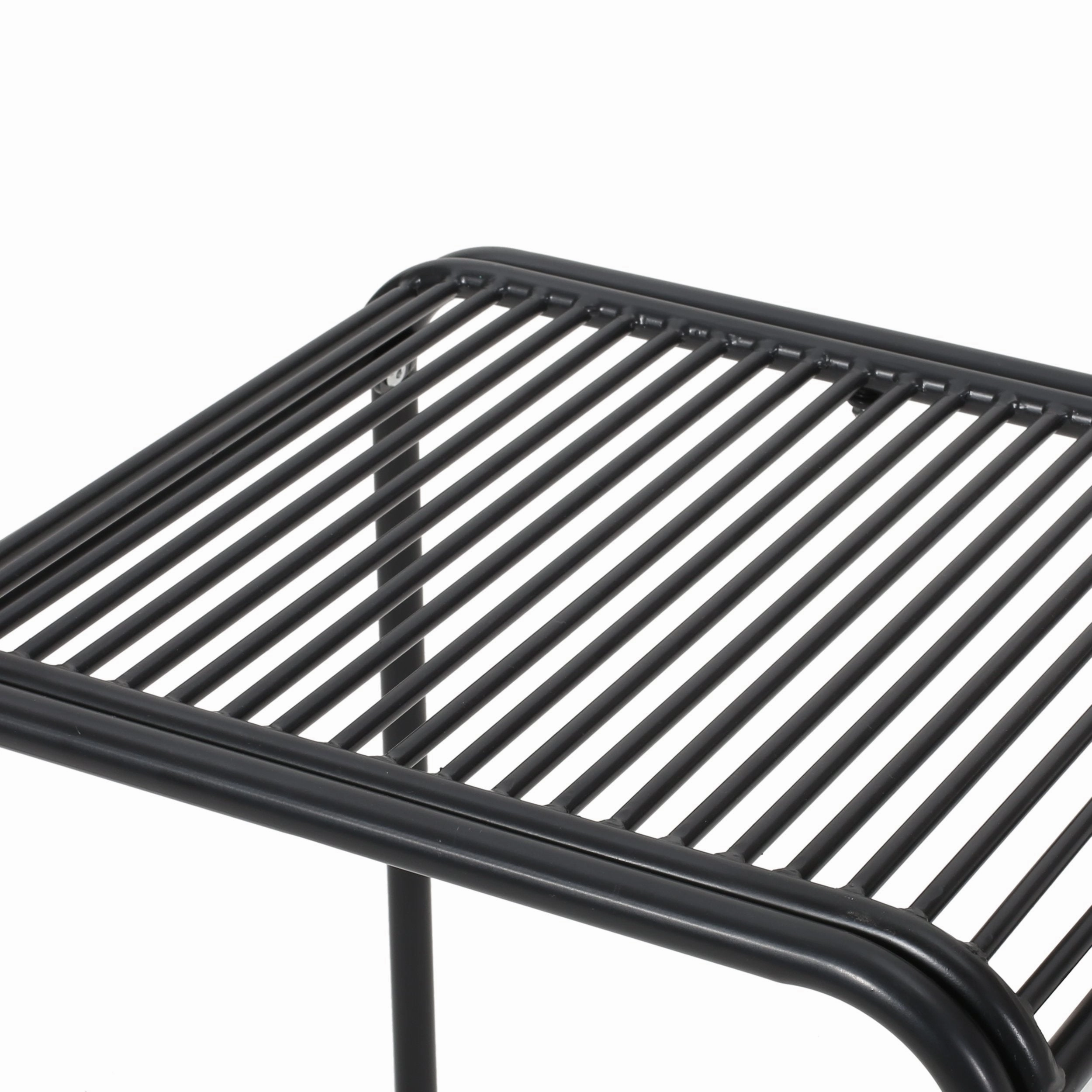 Outdoor Modern Iron 2 Seater Chat Set - NH627013