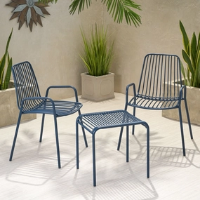 Outdoor Modern Iron 2 Seater Chat Set - NH837013 clothes rack, garment rack
