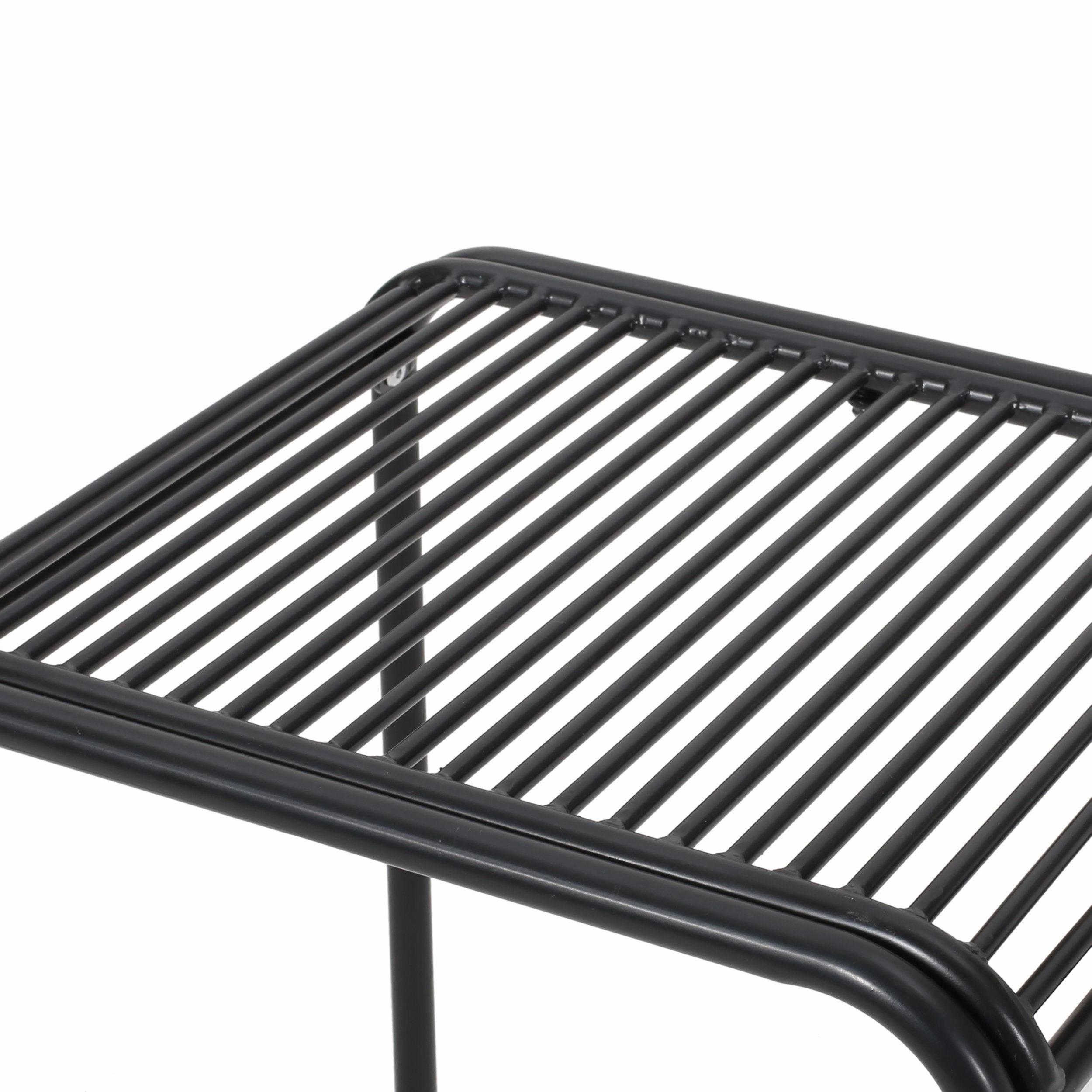 Outdoor Modern Iron 2 Seater Chat Set - NH837013