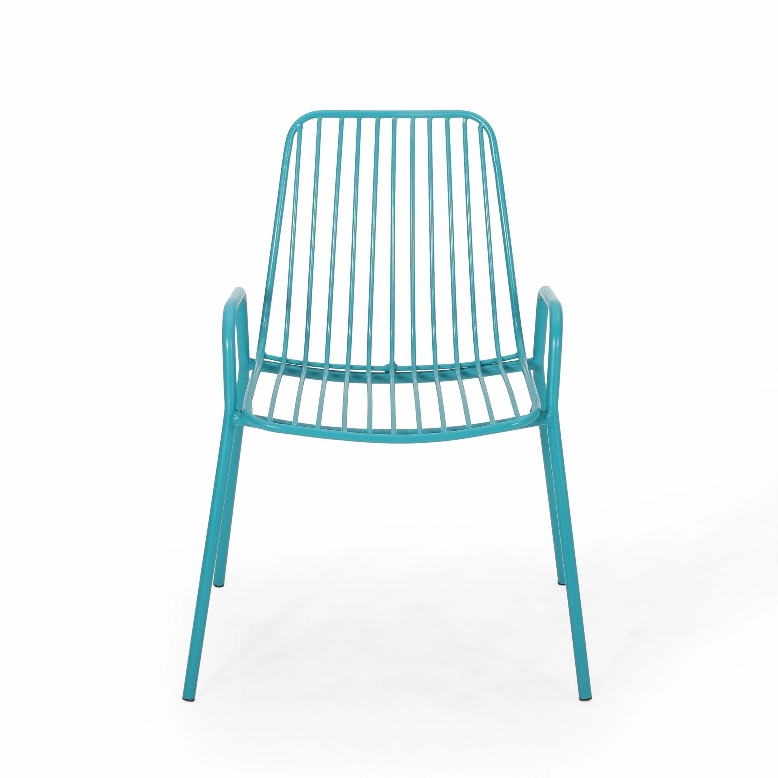 Outdoor Modern Iron 2 Seater Chat Set - NH837013