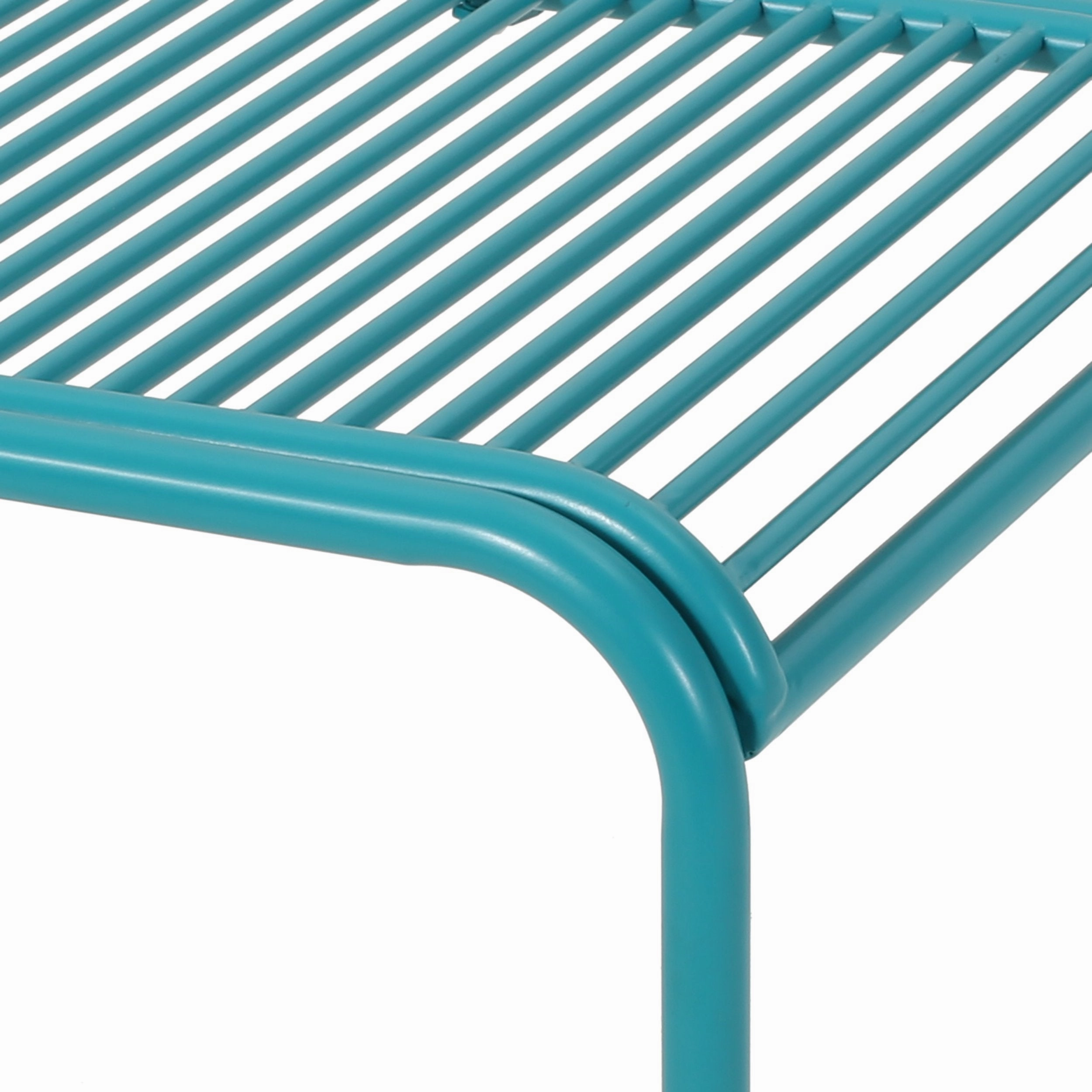 Outdoor Modern Iron 2 Seater Chat Set with Cushions - NH027013