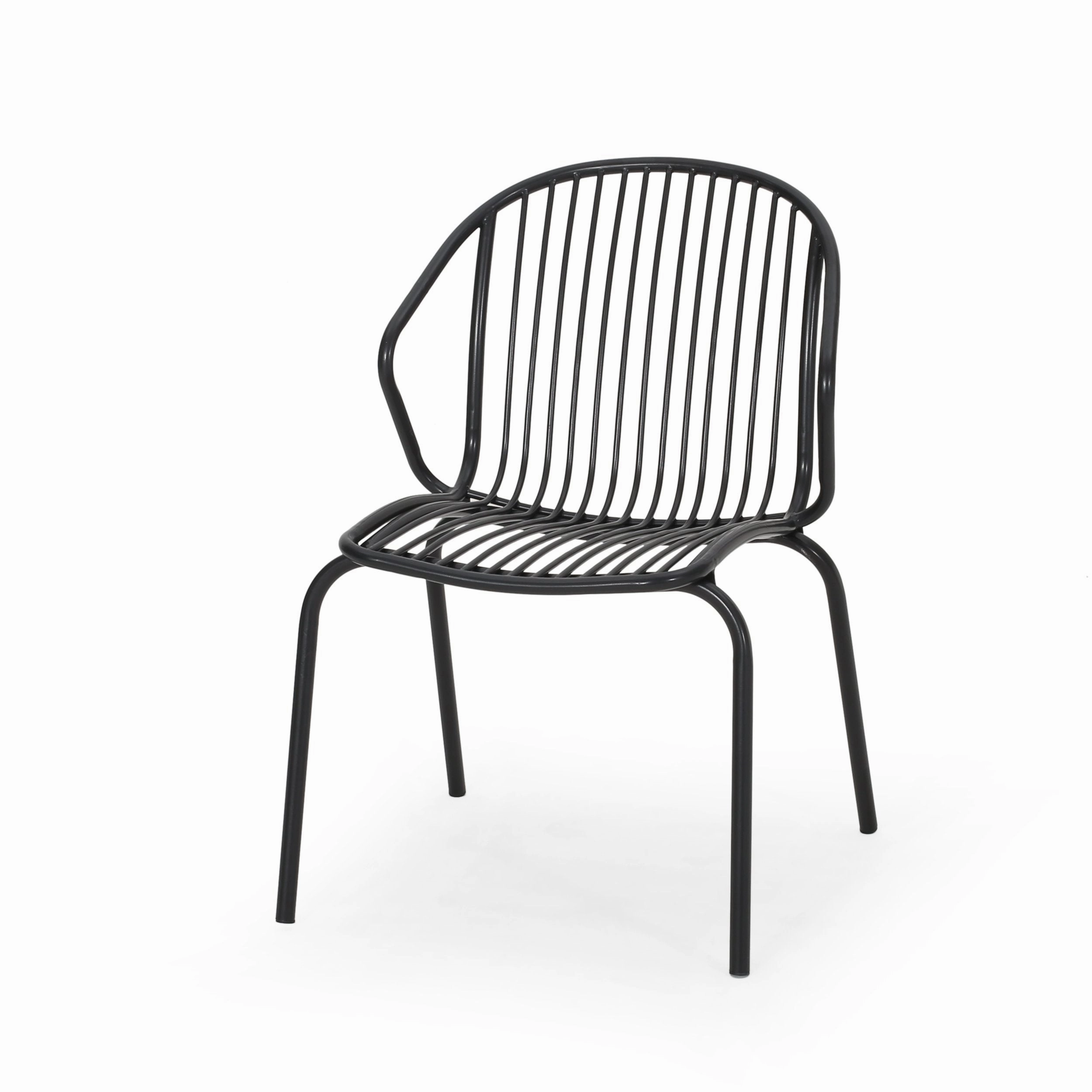 Outdoor Modern Iron Club Chair (Set of 2) - NH417013