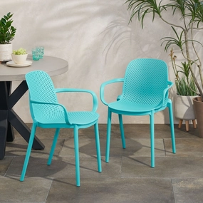 Outdoor Modern Stacking Dining Chairs - NH133213 chandelier, pendant light