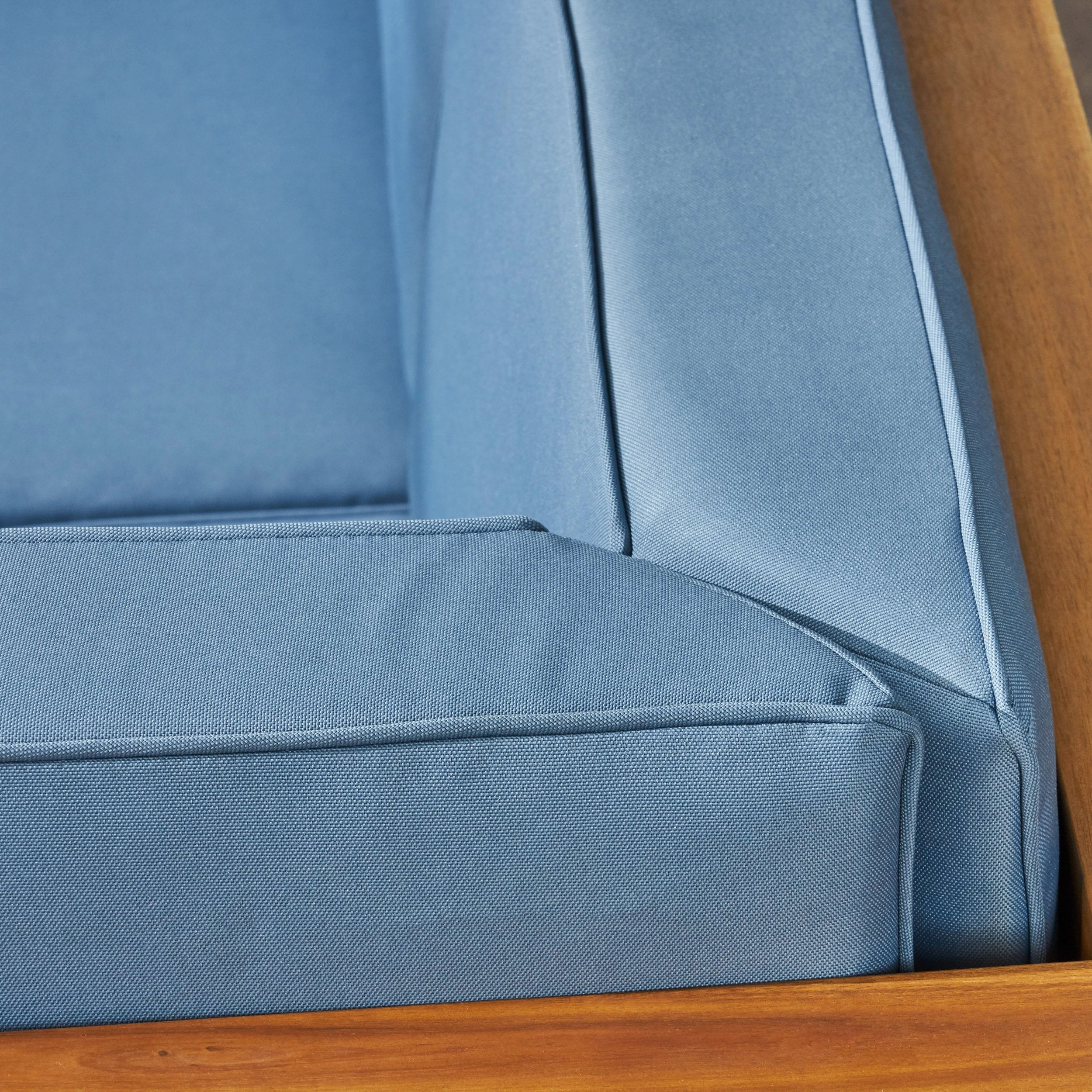 Outdoor Modular Acacia Wood Sofa with Cushions - NH196603