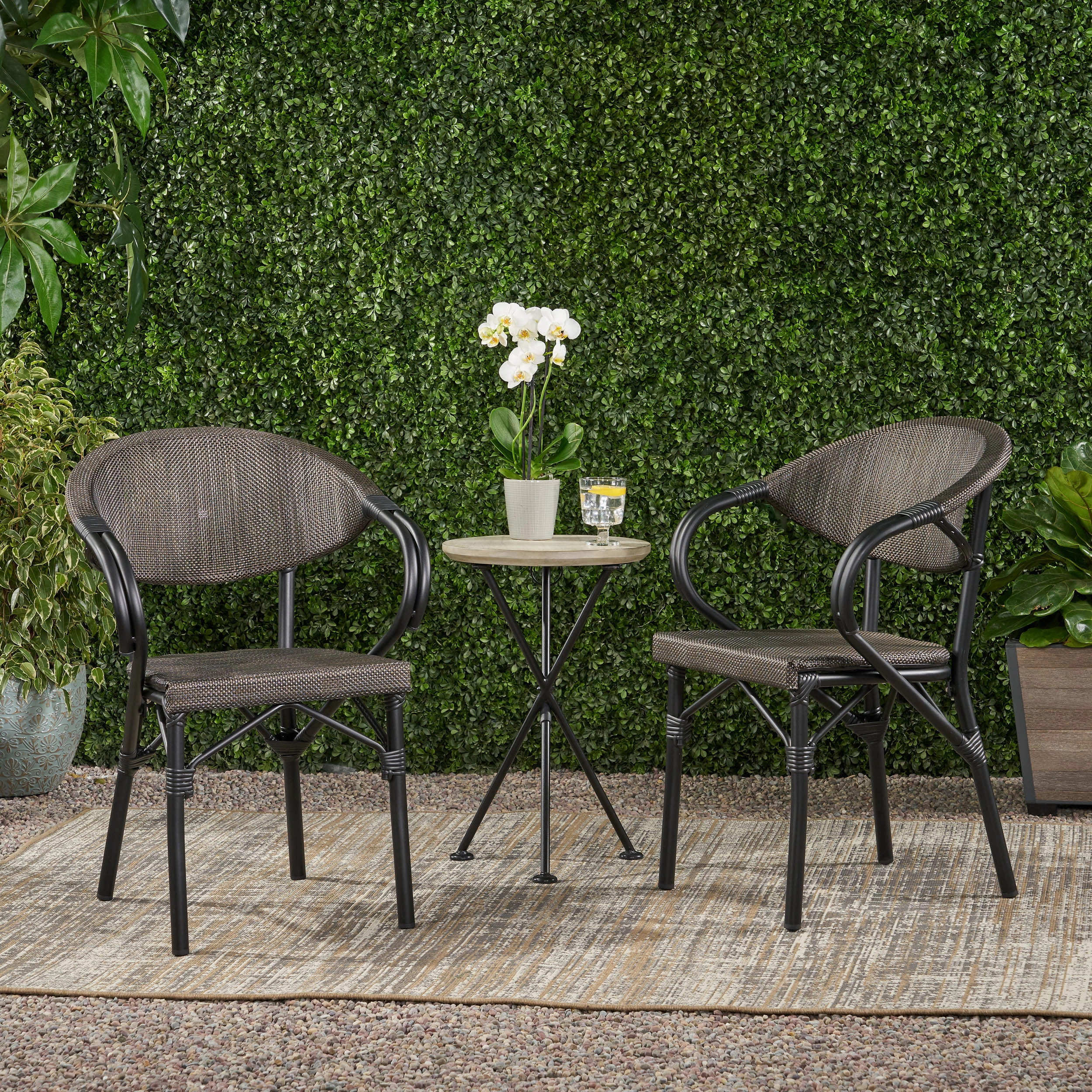 Outdoor Parisian Cafe Chair (Set of 2) - NH243213 chandelier, pendant light