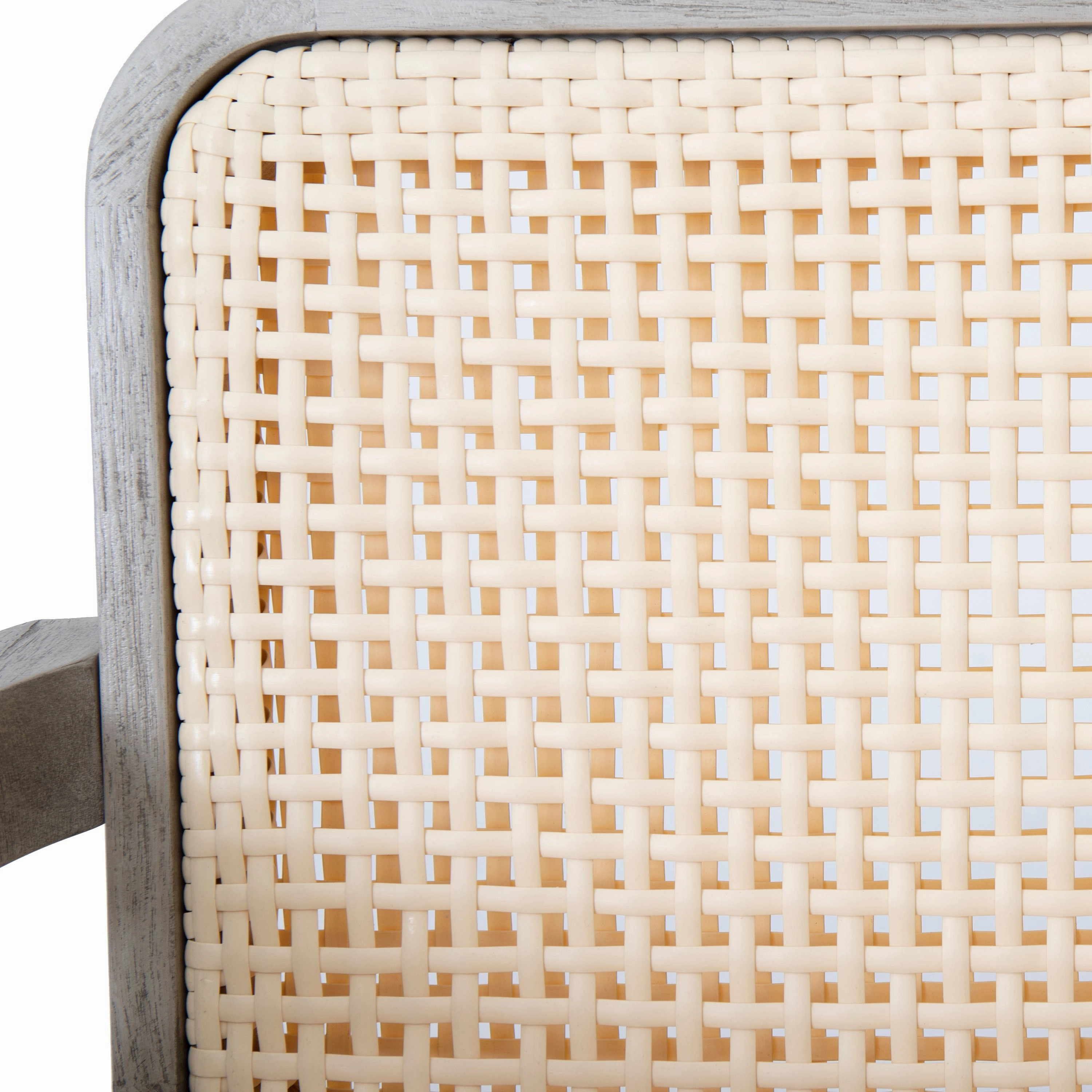 Outdoor Patio Club Chair  Solid Acacia Wood Frame with Criss-Cross Back & Water-Repellent Cushions