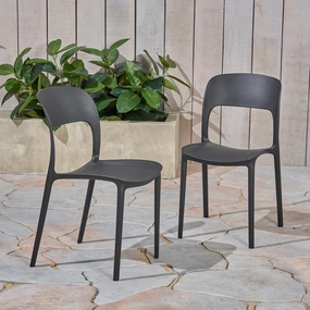 Outdoor Plastic Chairs (Set of 2) - NH615603 chandelier, pendant light