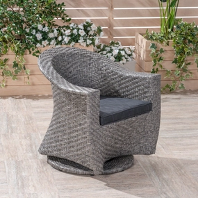 Outdoor Wicher Swivel Chair - NH220603 chandelier, pendant light