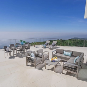 Outdoor Wicker Dining Set w/ Sofa Set, Club Chairs, & Lounges - NH284003 cushion cover, soft furnishing