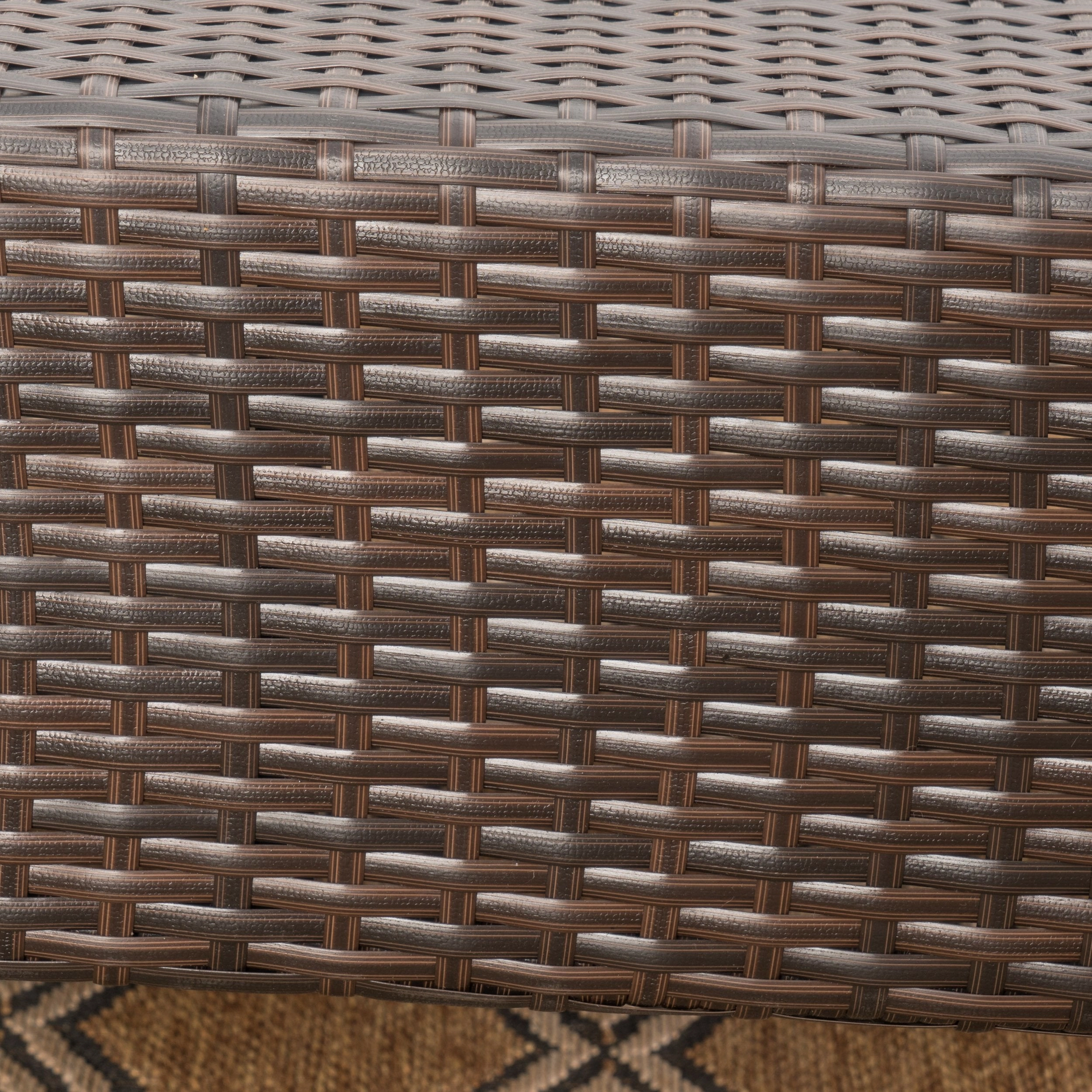Outdoor Wicker Sofa Set with Water Resistant Cushions - NH877003