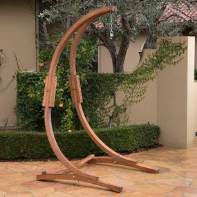Outdoor Wood Hammock Chair Stand - NH299303 chandelier, pendant light