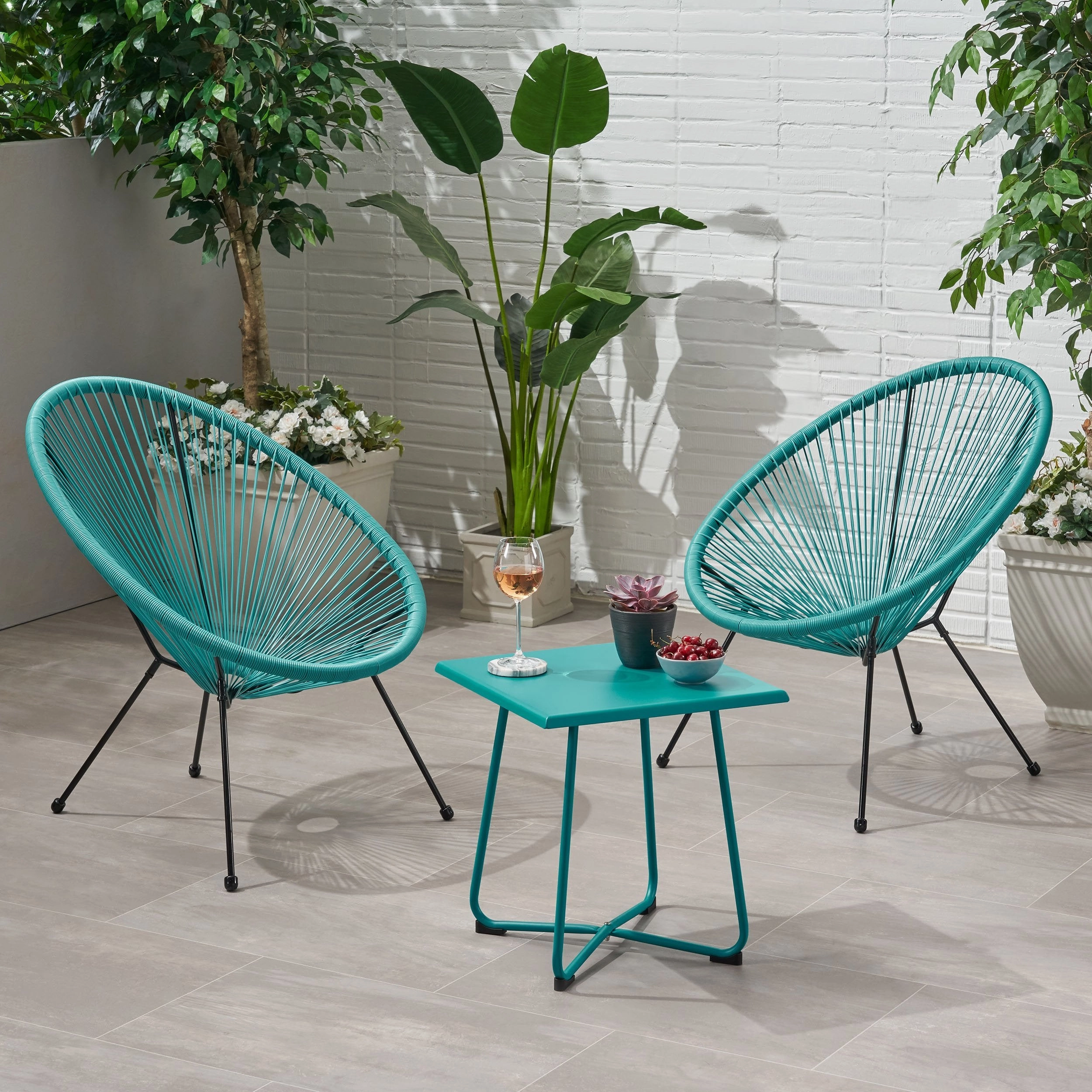 Outdoor Woven 3 Piece Chat Set - NH094903