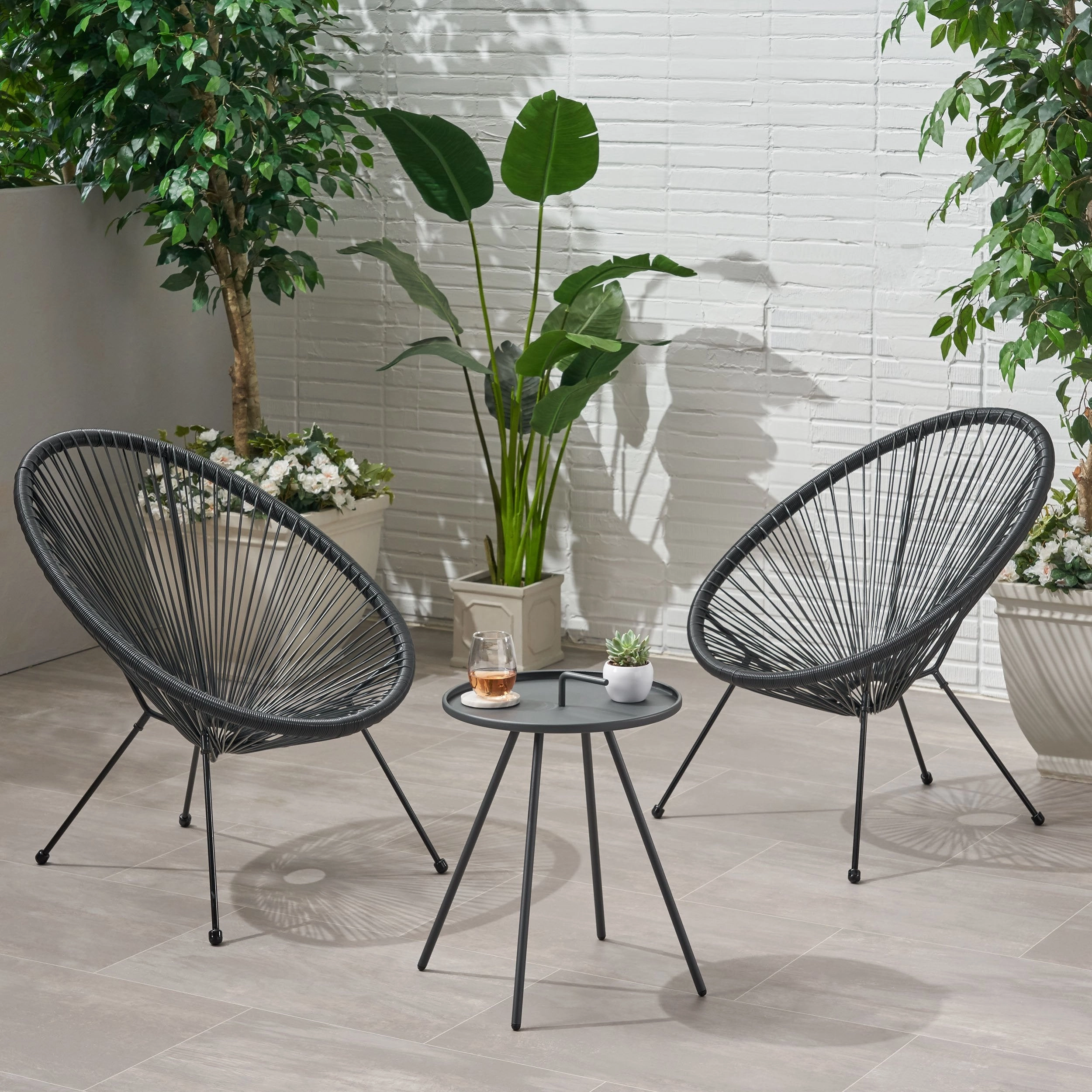 Outdoor Woven 3 Piece Chat Set - NH884903 clothes rack, garment rack