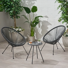 Outdoor Woven 3 Piece Chat Set - NH884903 clothes rack, garment rack