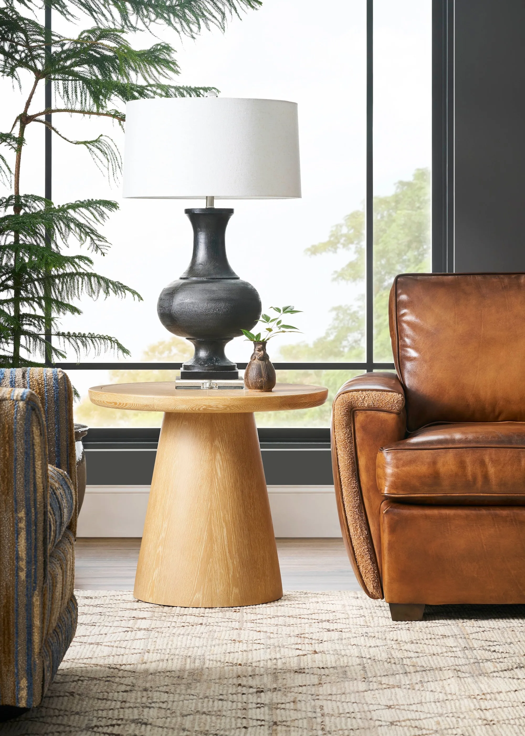 Oxford Leather Sofa - Elegant, Plush, US-Made Comfort