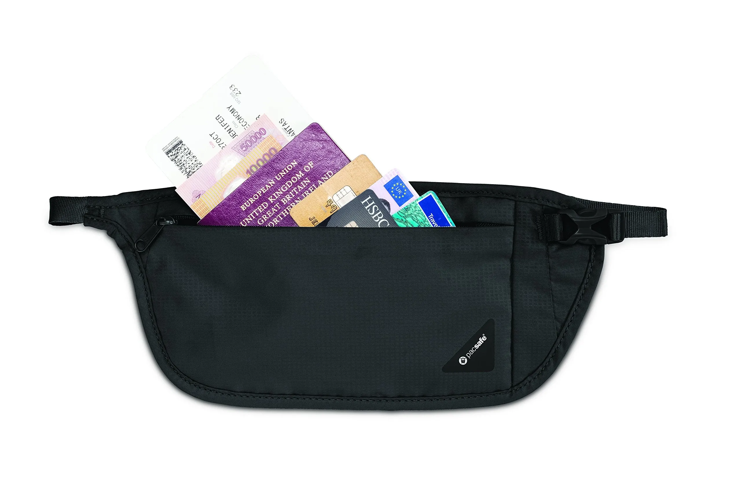 Pacsafe Coversafe V100 RFID Blocking Waist Wallet Bags Pacsafe