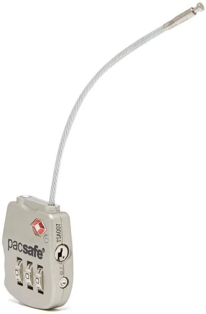 Pacsafe Prosafe 800 Combination Cable Padlock Bags Pacsafe