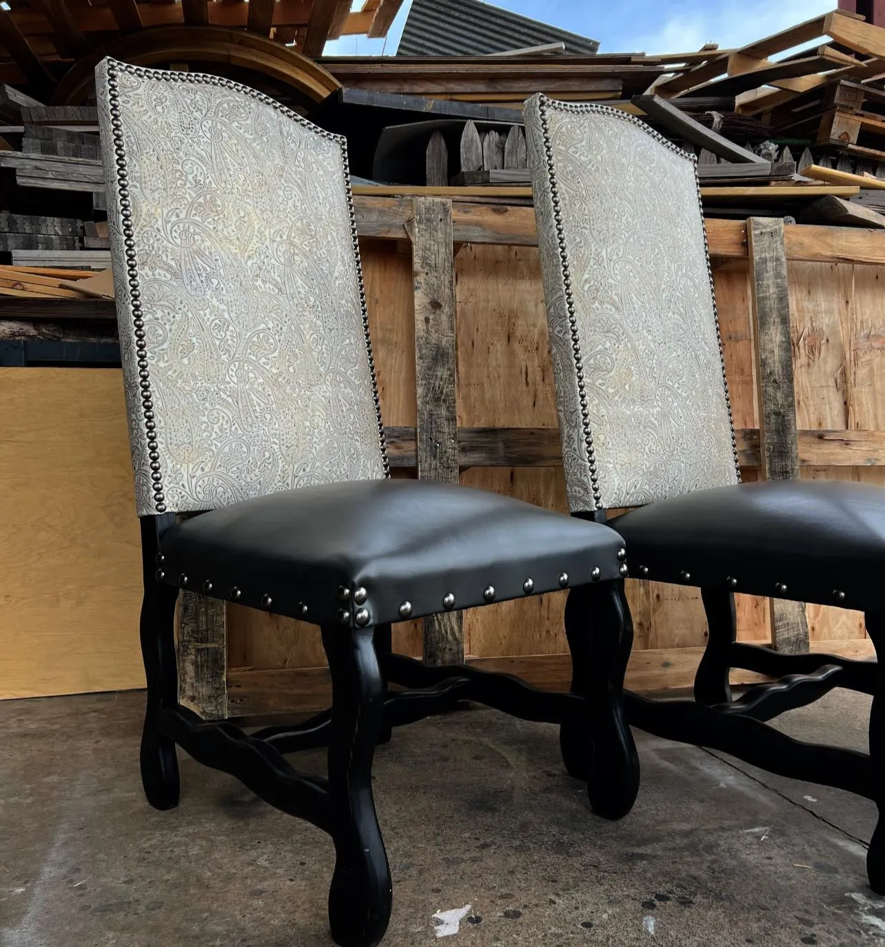 Paisley Golden Dove Dining Chair