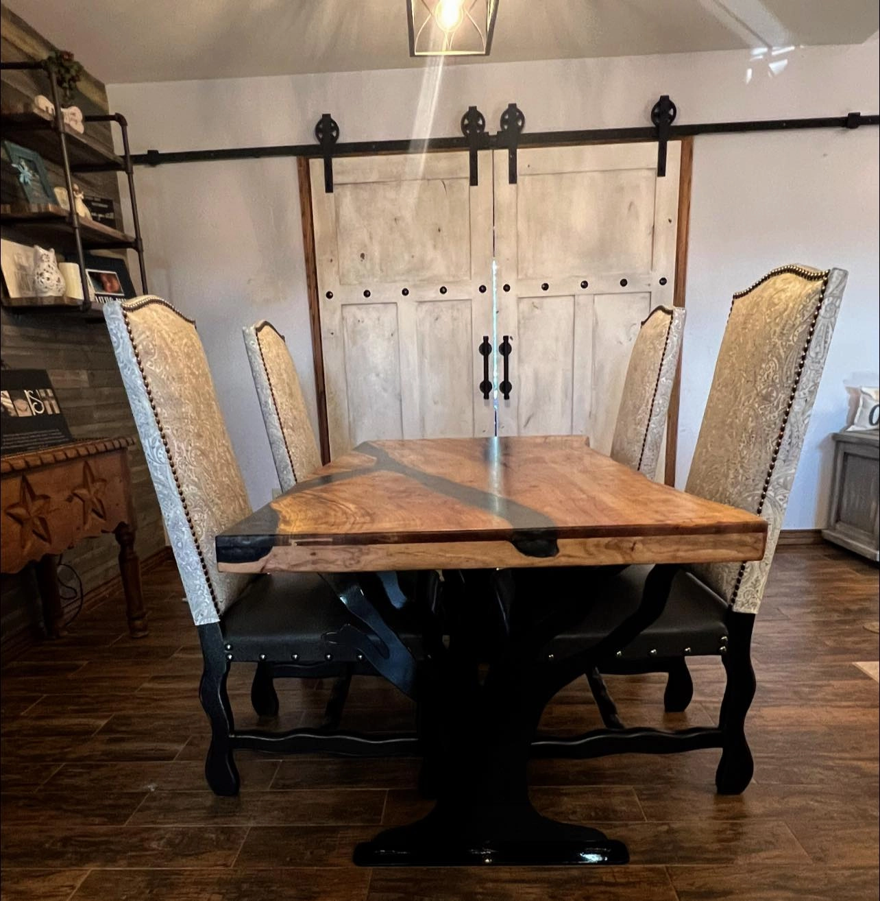 Paisley Golden Dove Dining Chair