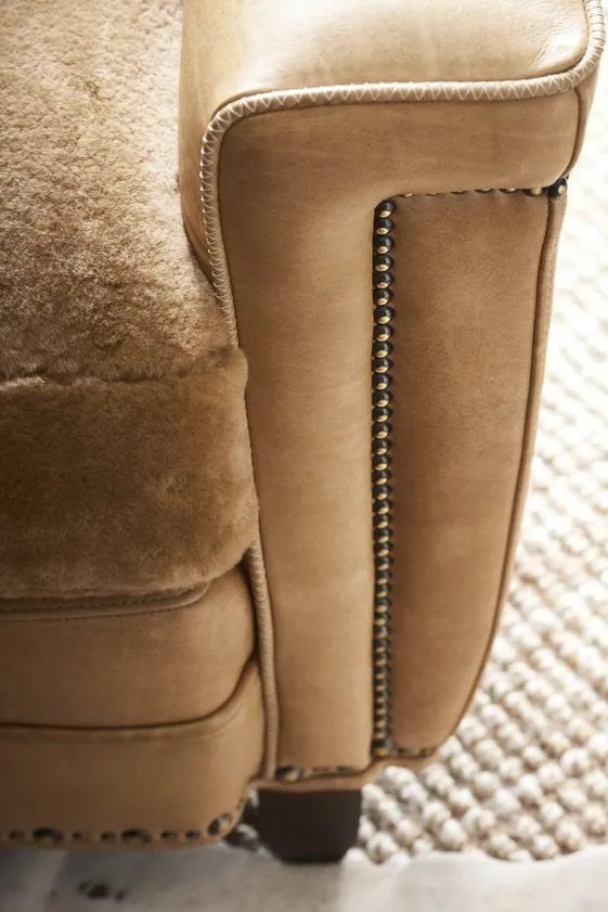 Palomino Shearling & Leather Chair