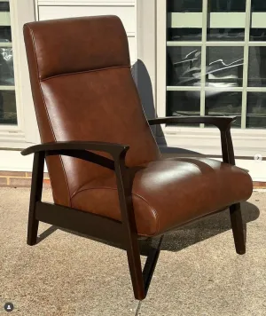 Panhandle Retro Leather Recliner gaming chair, computer chair