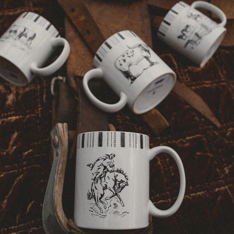 Paseo Ranch Longhorn Coffee Mugs