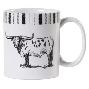 Paseo Ranch Longhorn Coffee Mugs toilet seat cover, slow close seat