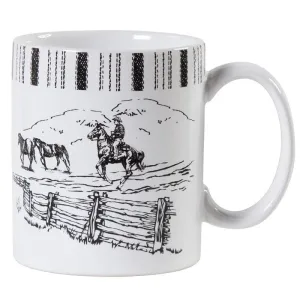 Paseo Ranch Working Cowboy Mugs toilet seat cover, slow close seat