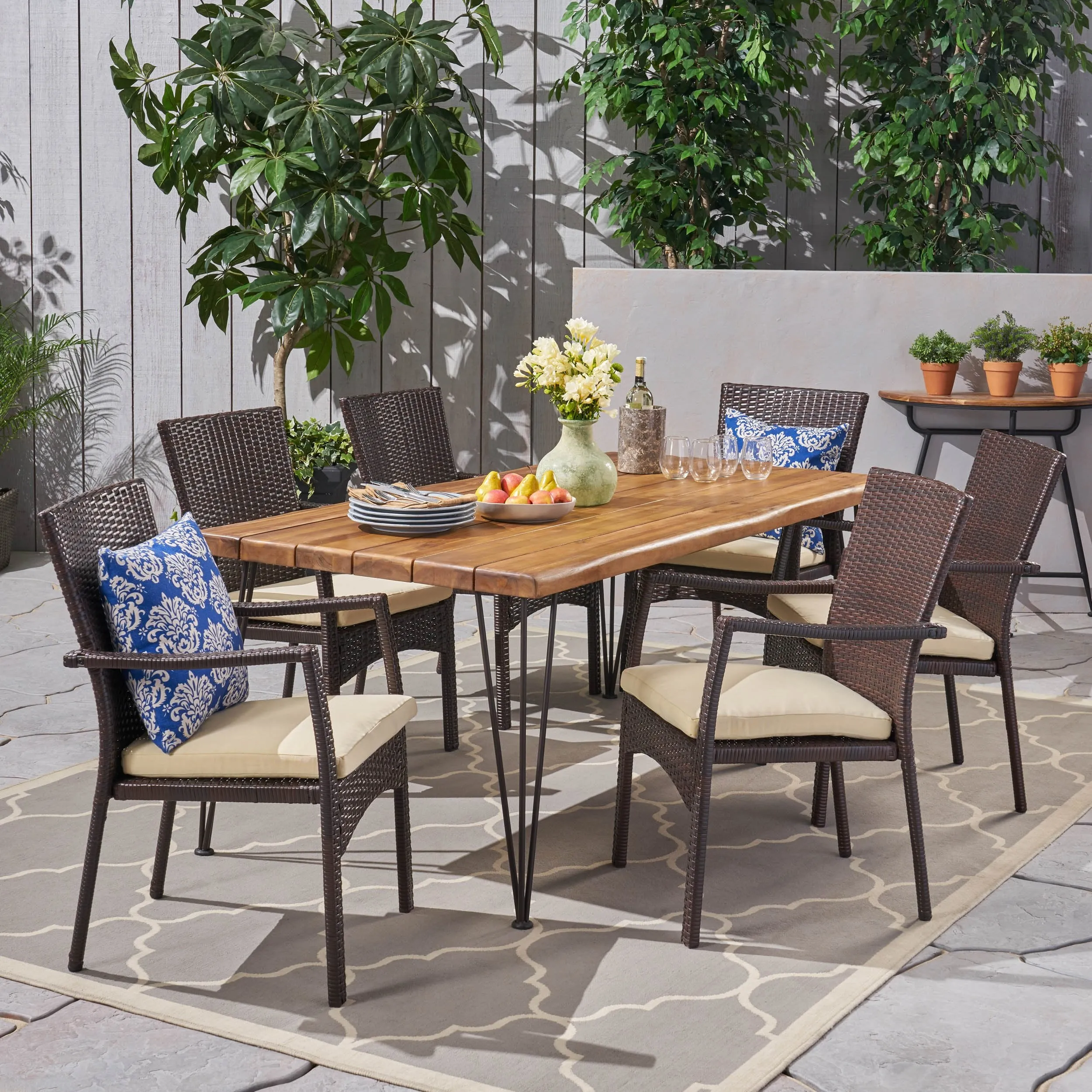 Patio Dining Set - NH835703 patio chairs, outdoor seating