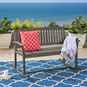 Patio Rocking Love Seat - NH308503 stair tread rug, stair mat