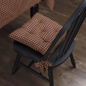 Patriotic Patch Plaid Chair Pad blender, kitchen appliance