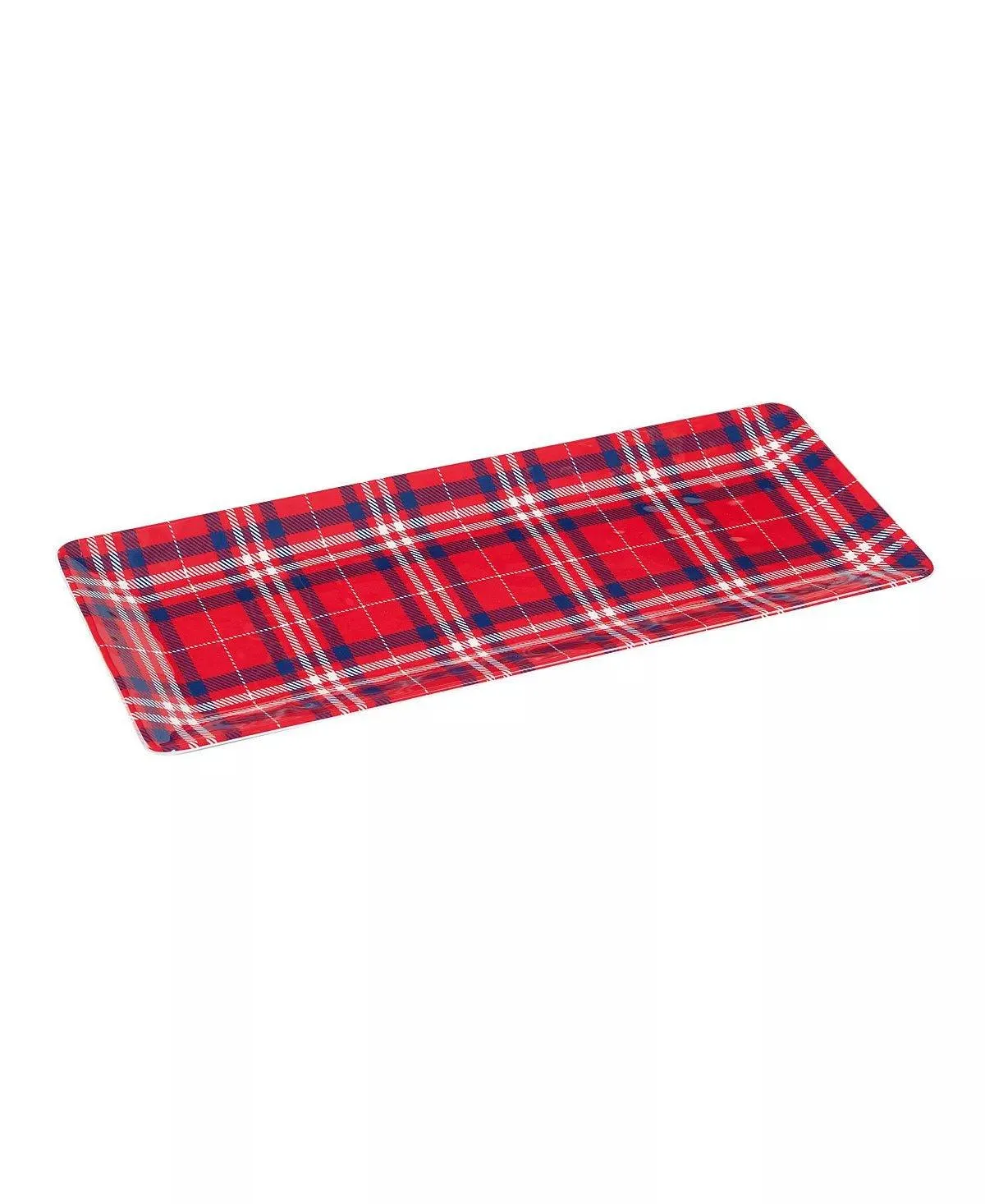 Patriotic Plaid Melamine Dishes