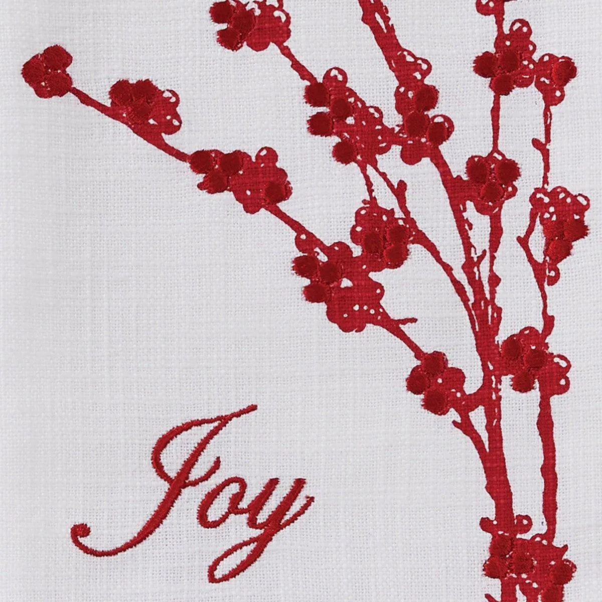 Peace & Joy Embroidered Dish Towels