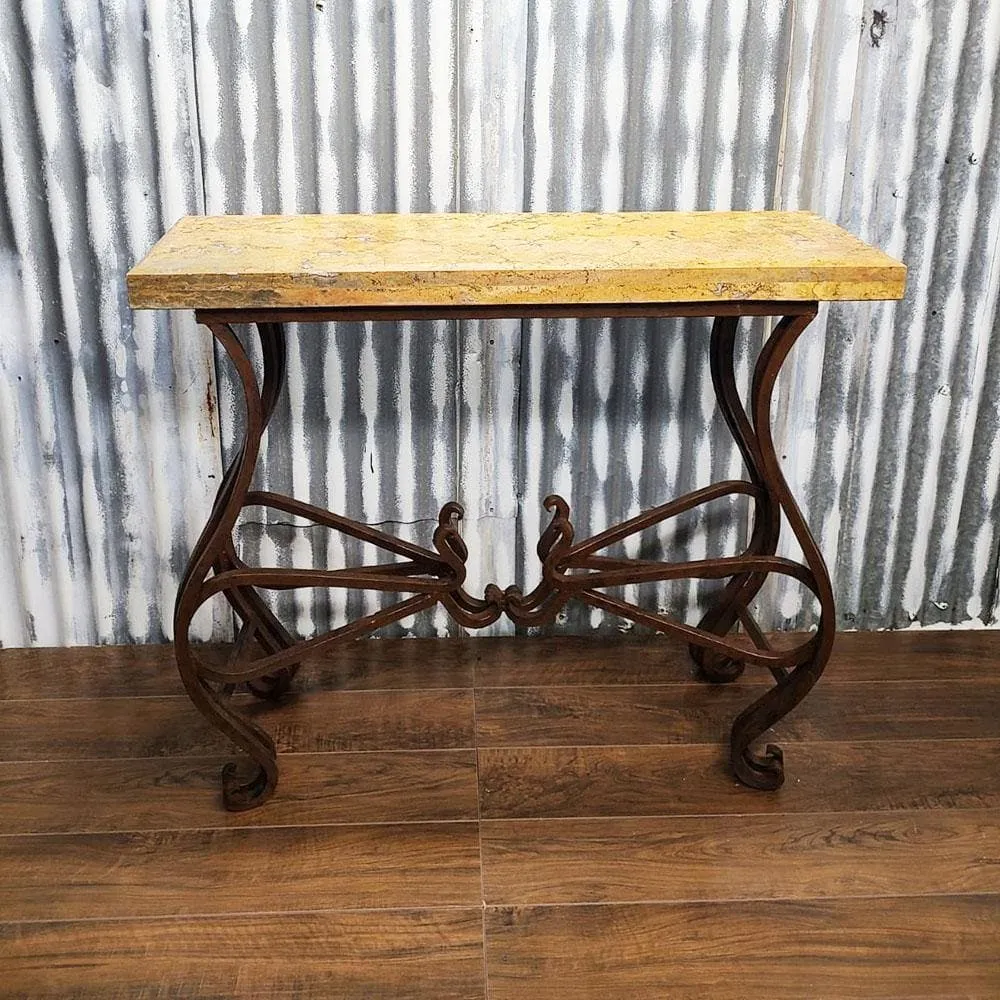 Peach Travertine and Iron Console Table gaming chair, computer chair